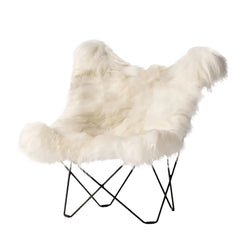 Sheepskin Butterfly Chair Iceland Mariposa-Wild White - view 1