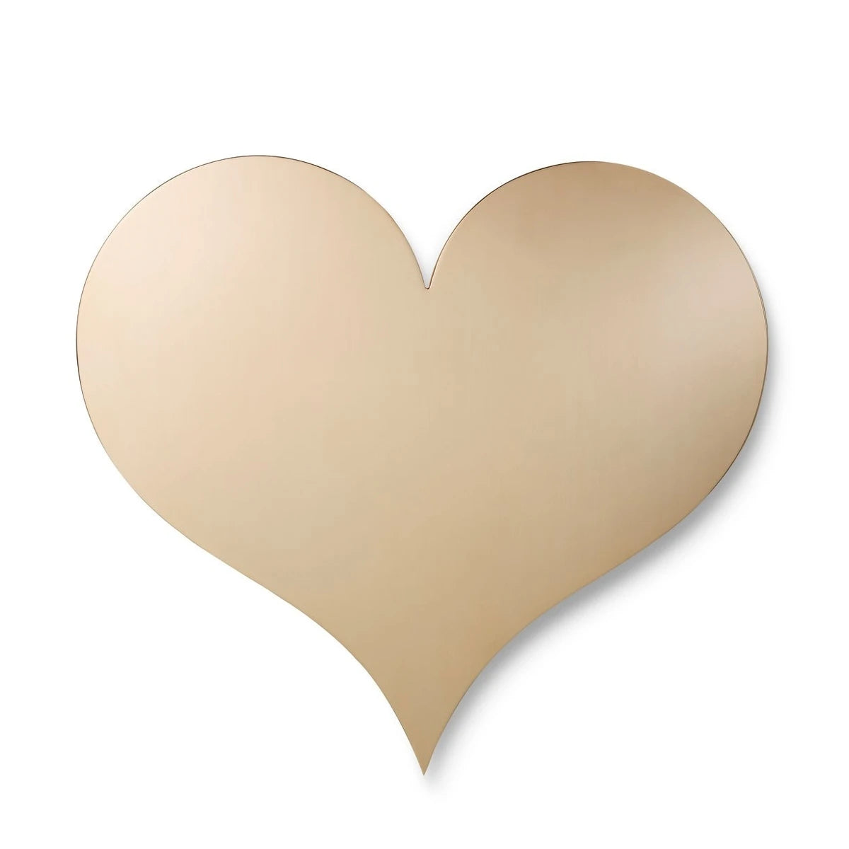 Metal Wall Relief Heart-Copper - view 1