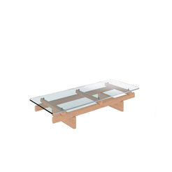 Sengu Coffee Table 1500 x 600 (Natural Oak) - view 1
