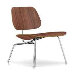 Eames Molded Plywood Lounge Chair Walnut-Chrome Base (LCM) - view 1
