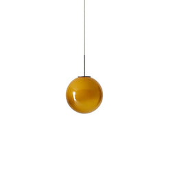 Bollicosa Lamp (Caramel White Glass/Black) - view 1