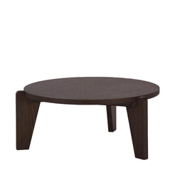 Gueridon Bas Coffee Table Dark Oak Oiled - view 1