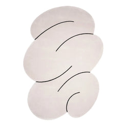 Cream Squiggle Rug - view 1