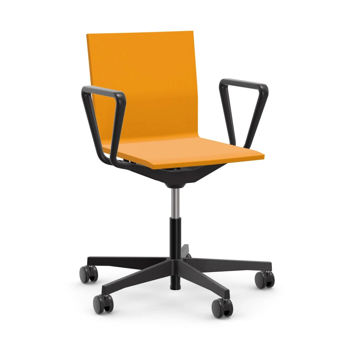 MVS.04 With Armsets On Castors Mango Black - view 1