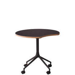 AS400 Round Black Laminate 830 Mobile Folding Table - view 1