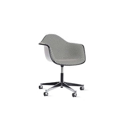 Eames Task Armchair (Checker Black/White) - view 1