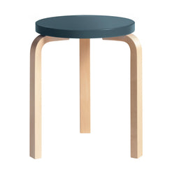 Stool 60 Birch-Blue - view 1