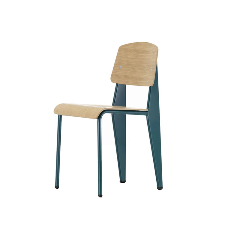Standard Chair Natural Oak Bleu Dynastie Dining Chair - view 1