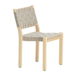 Chair 611 Natural Birch Frame Natural Black Webbing - view 1