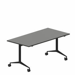 Medamorph Folding 1600 800 Black Folding Table - view 1
