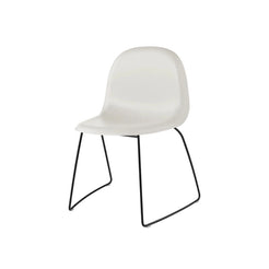3D Dining Chair Sled Black/Alabaster White - view 1