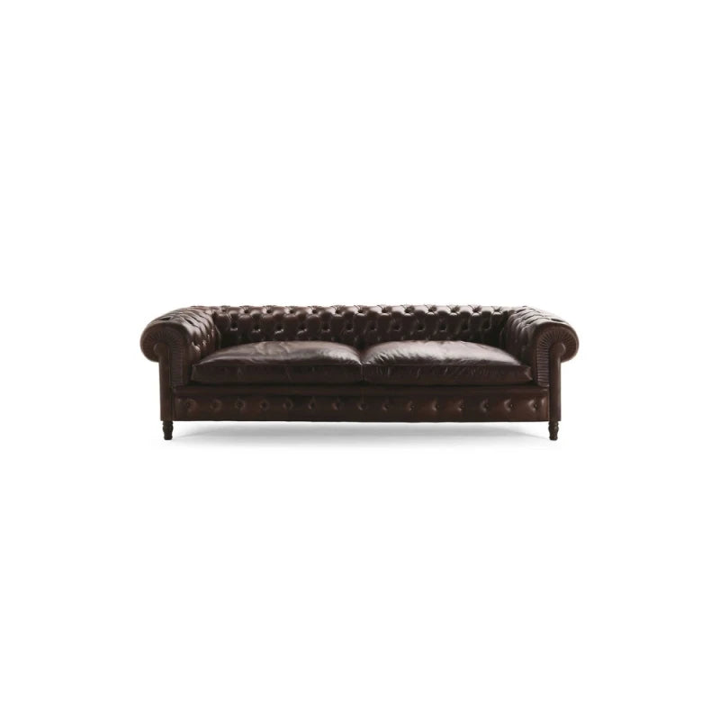 Chester One 4 Seater Sofa - Leather Soul Ray - view 1