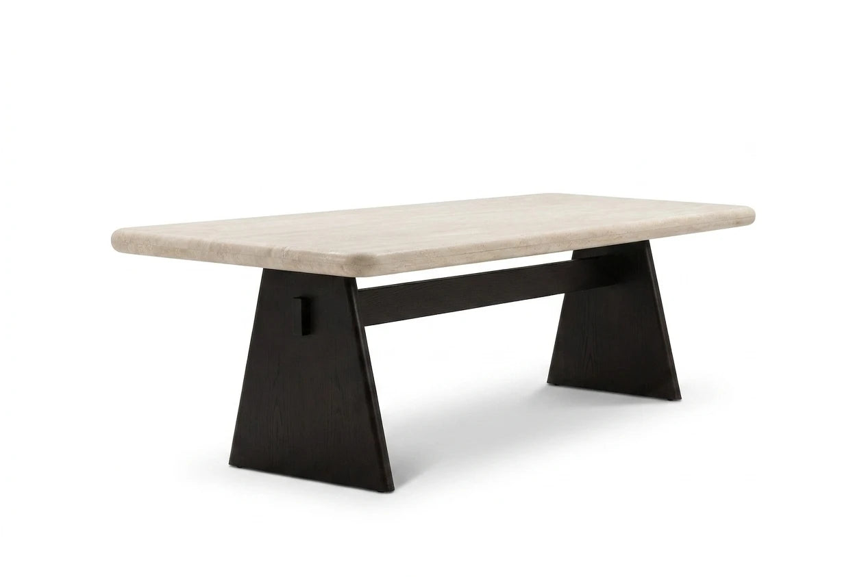 Steel Top Dining Table - view 1
