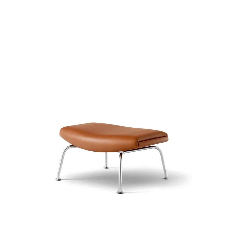 Wegner Ox Ottoman 1002 Stainless Steel/Leather Max Cognac - view 1