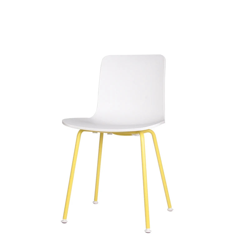 HAL Tube Non Stacking Limited White Yellow Dining Chair - view 1