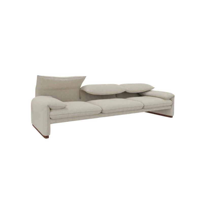 Maralunga 40 Sofa 3-Seater White Fabric W238 - view 1