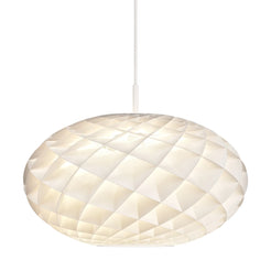 Patera Oval Pendant White - view 1