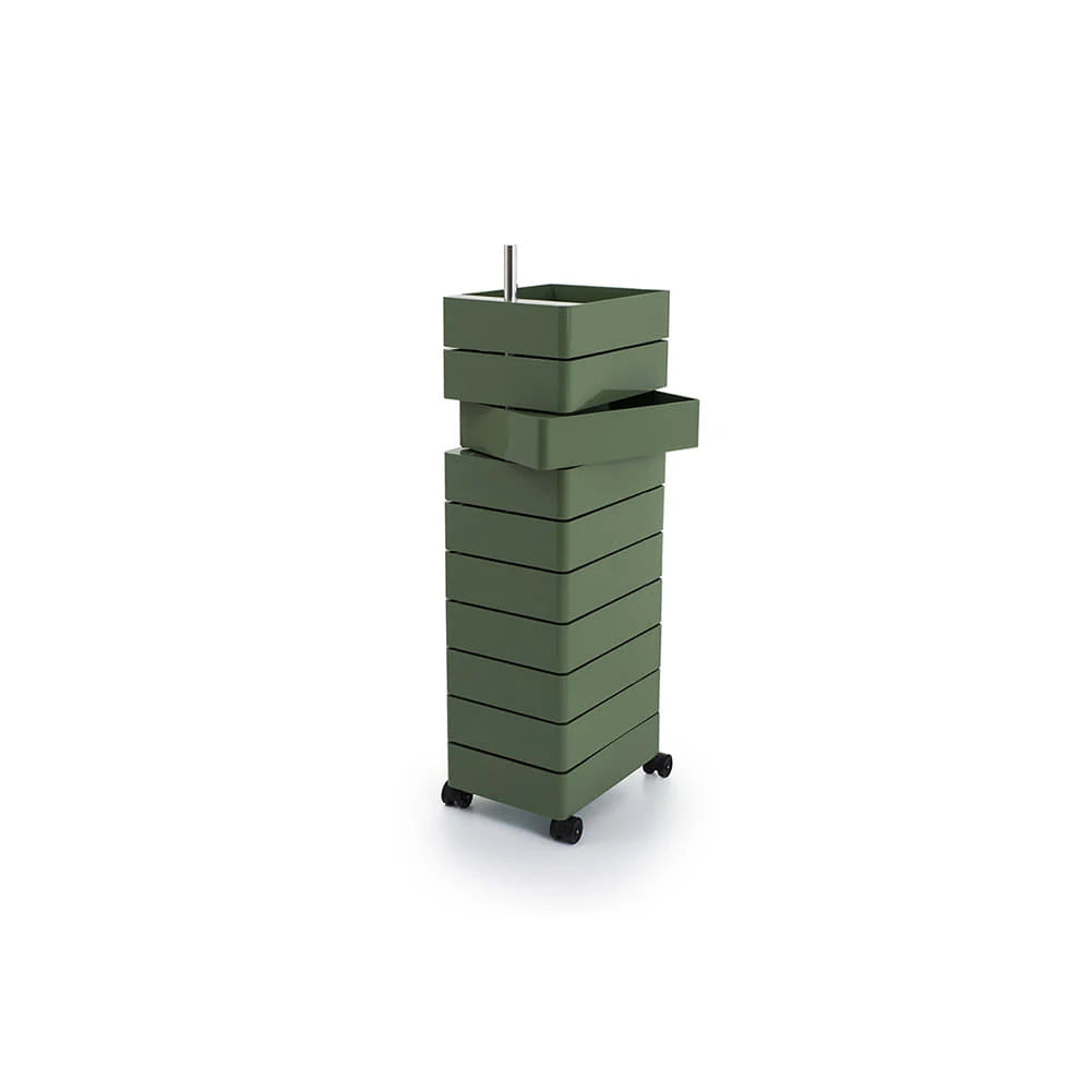 360° Container 10 Drawer (Green) - view 1