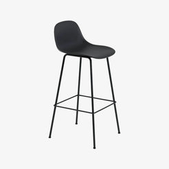 Fiber Bar Stool with Backrest - view 1