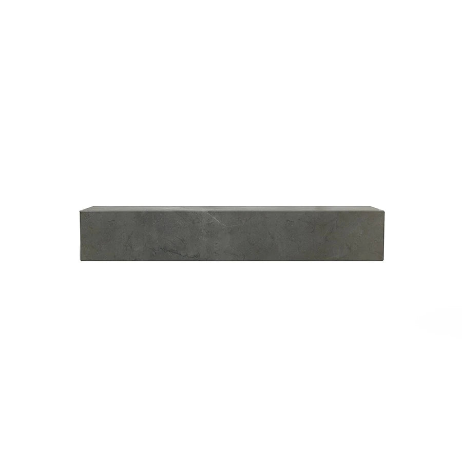 Plinth Shelf Grey Marble Kendzo - view 1