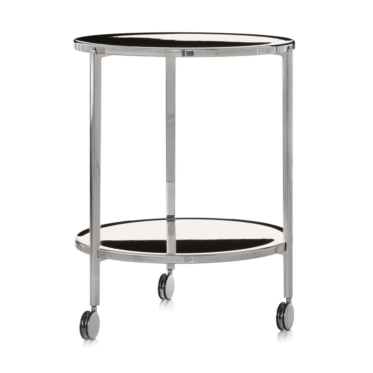 tambour table on wheel H.65 cm - view 1