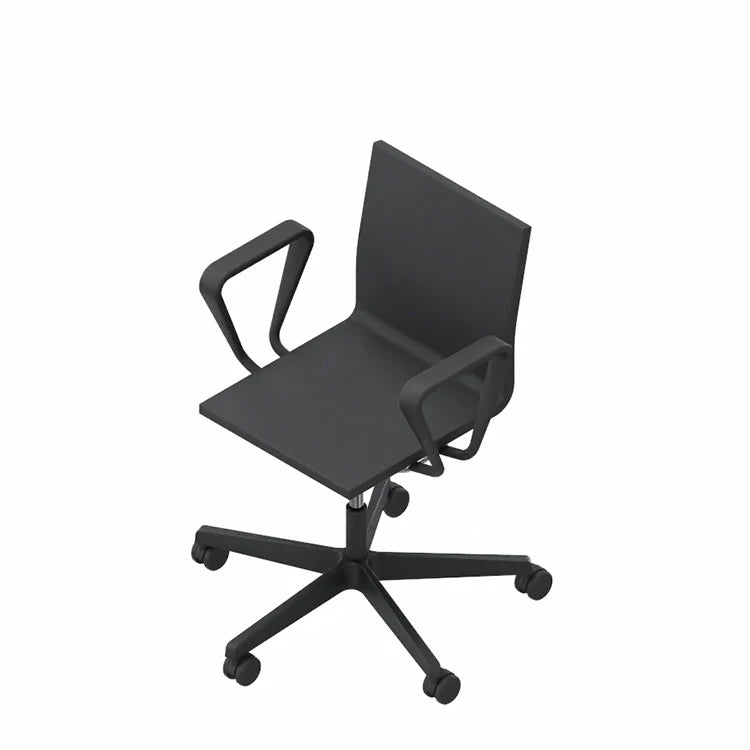.04 Arm With Castors Shell Basic Dark Base Black Office Chair - view 1