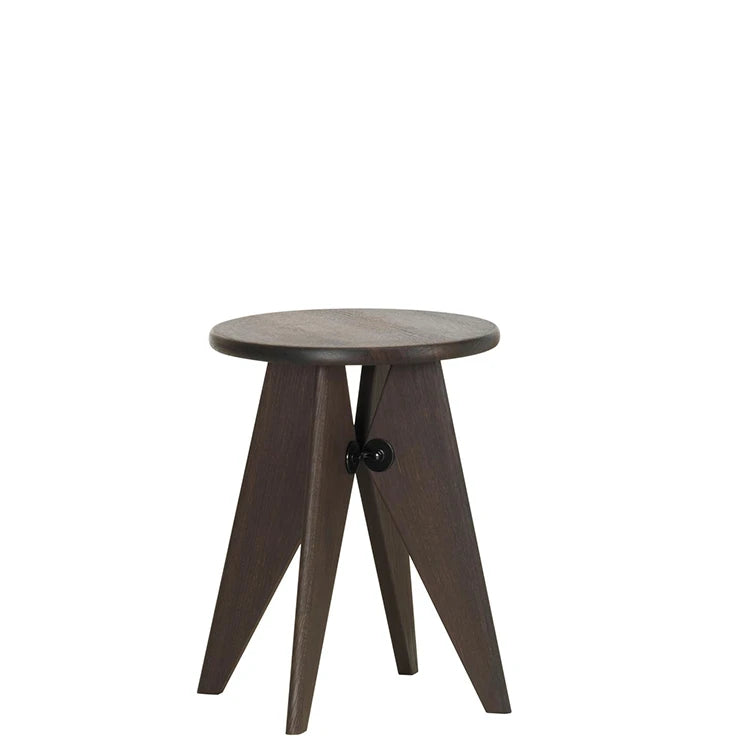 Tabouret Bois Smoked Oak Stool - view 1