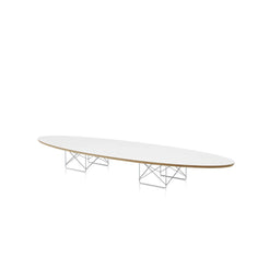 Eames Wire Base Elliptical Table (White) - view 1