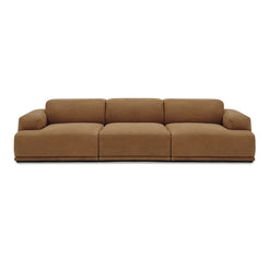 Connect Soft Modular Sofa 3-Seater Grace Leather Cognac - view 1
