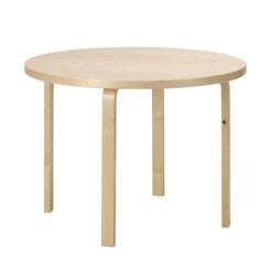 Aalto Table 90A Ø100 Wild Birch - view 1