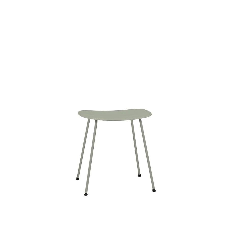 Fiber Stool Tube H45 Dusty Green - view 1