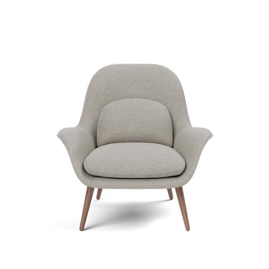 Swoon Lounge Armchair 1770 Walnut/Sunniva717 - view 1