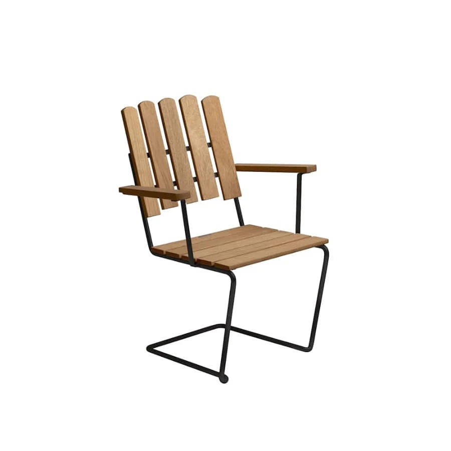 Classic Armchair A2 Black/Oak - view 1