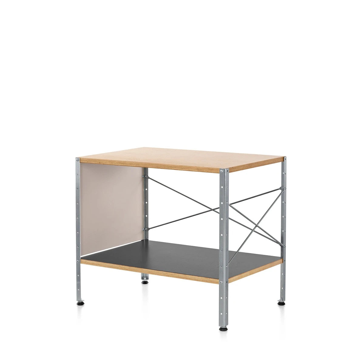 Eames Storage Unit 1 x 1 Natural-Zinc Frame - view 1