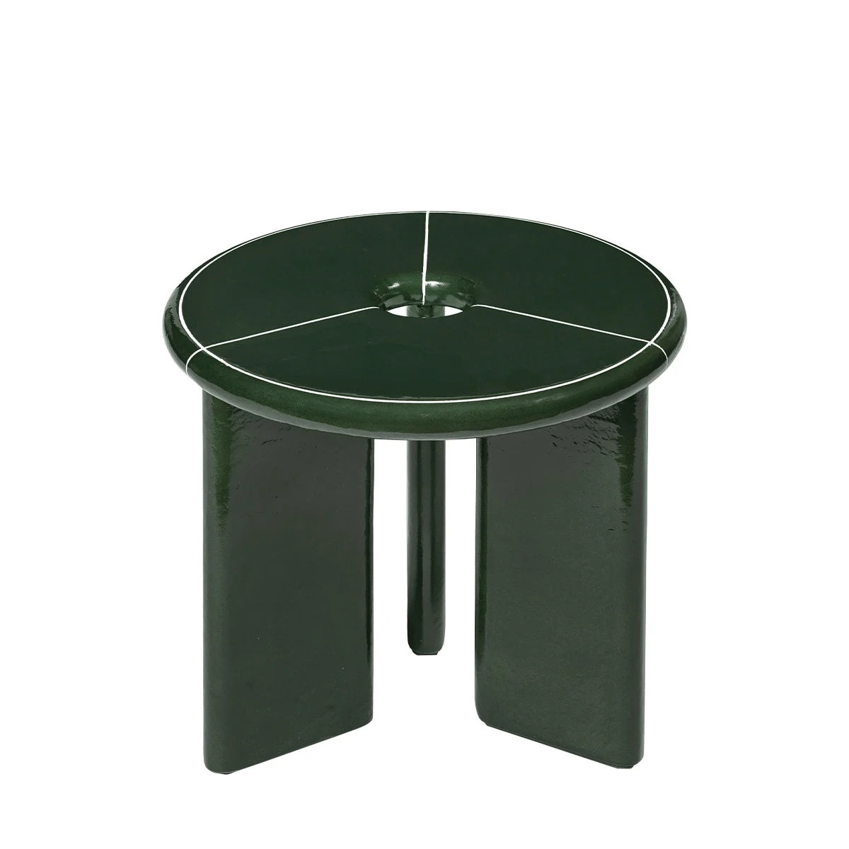 Deya Side Table - Ø47 - Dark Green - view 1