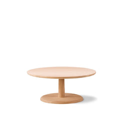 Pon Coffee Table 1295 dia.90 Oak Light Oil - view 1