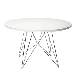 xZ3 Round Table 120 White-Chromed - view 1