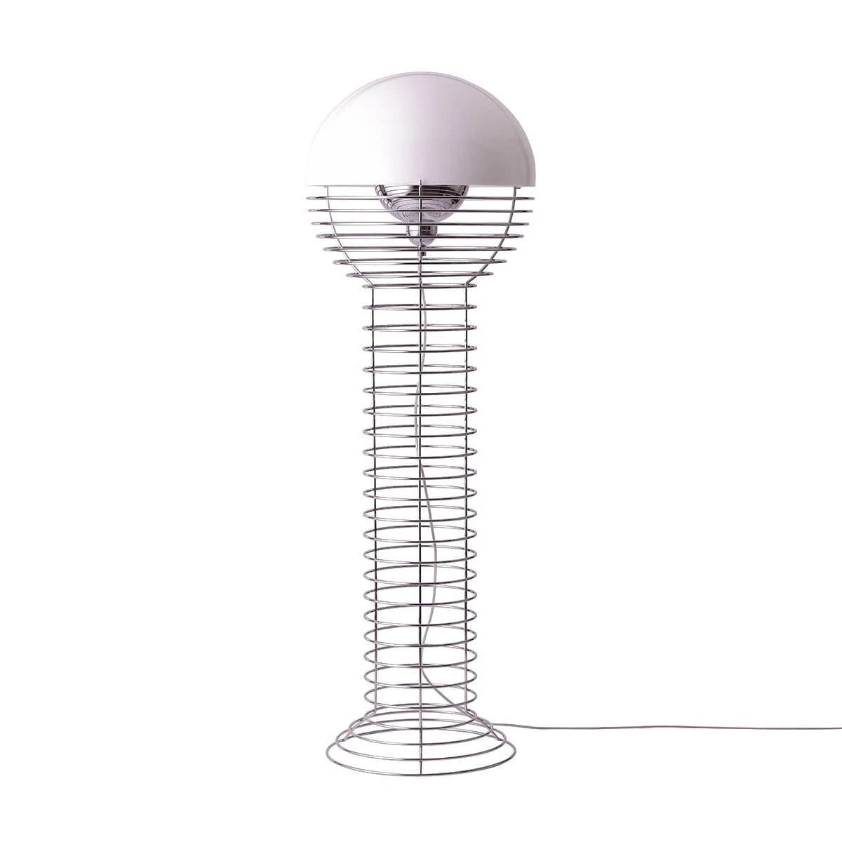 Wire Floor Lamp White - view 1