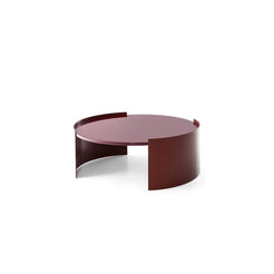 Bowy Table Ø 90 (Rosso Amaranto) - view 1
