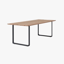 70/70 Outdoor Table Sapele Mahogany/Anthracite Black - view 1