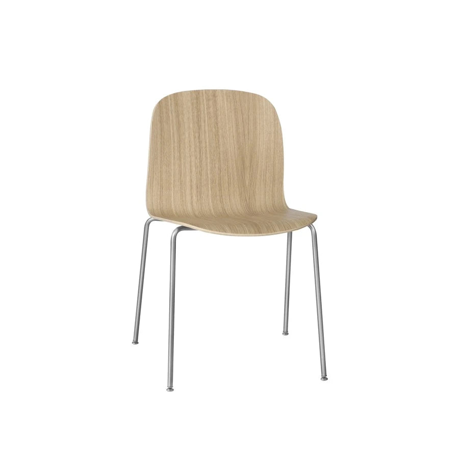 Visu Chair Tube Chrome/Oak - view 1