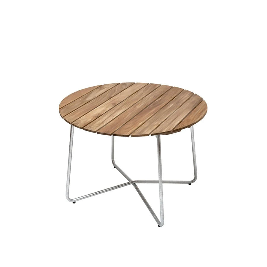 Classic Table 9A Galvanized/Teak - view 1
