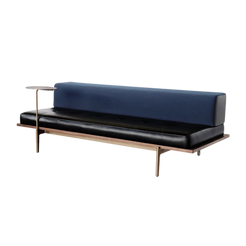 Discipline Sofa Straight (Oak / Walnut) - view 1