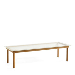 Kofi Table 140 x 50 Reeded Glass-Oak - view 1