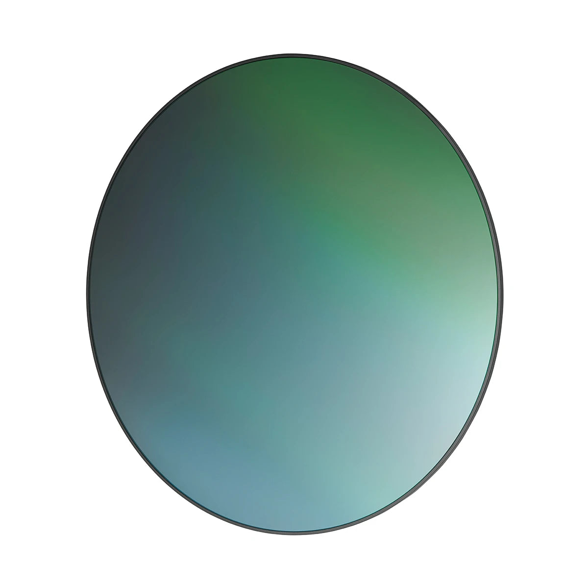 Round Green Mirror - view 1