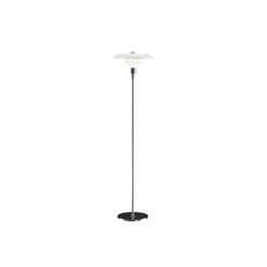 PH 3½-2½ Glass Chrome Floor Lamp - view 1
