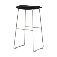 Hi Pad Stool 983 Black Leather-Steel Base - view 1