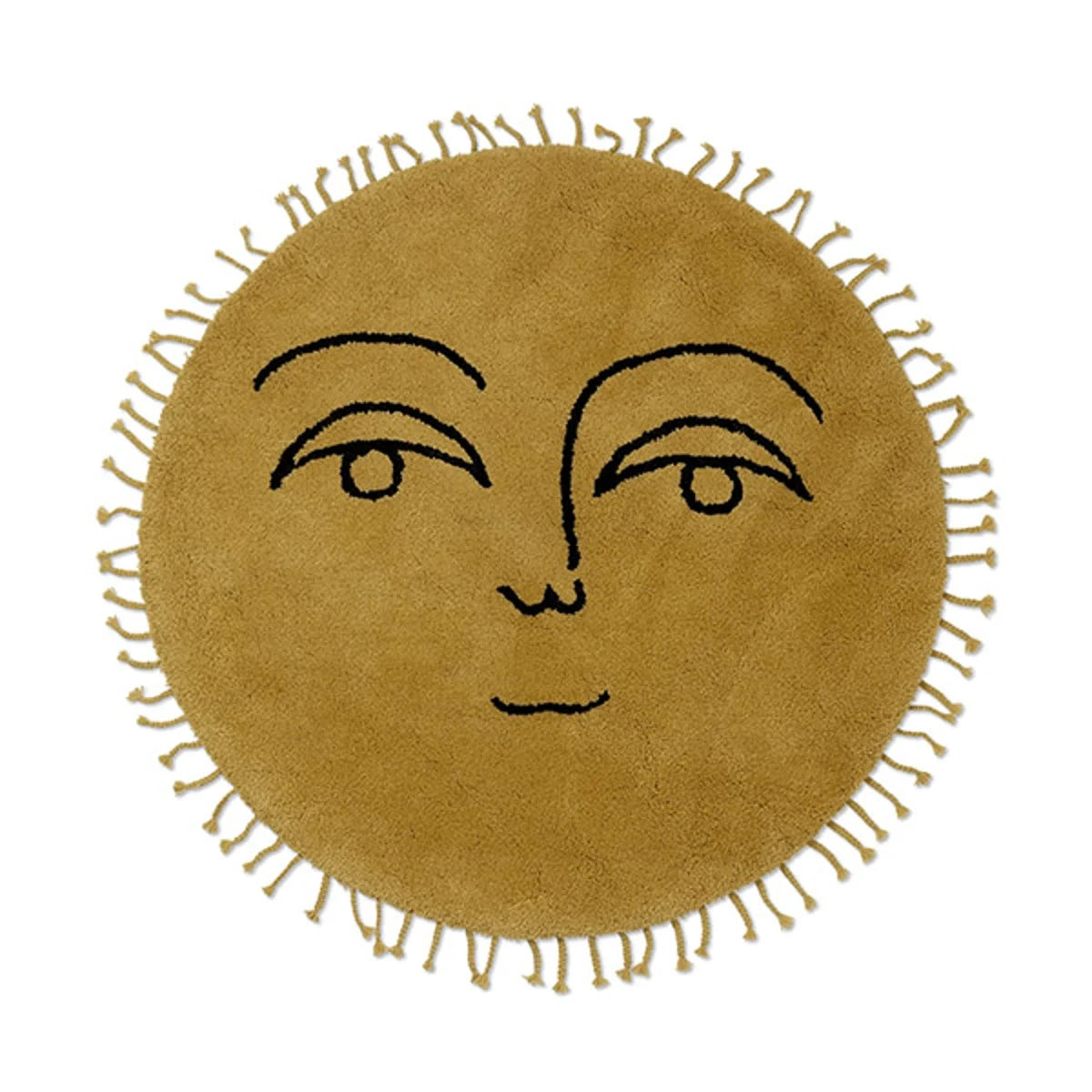 Sun Tufted Rug Large Yellow - view 1