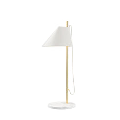 Yuh Table Brass-Marble-White - view 1
