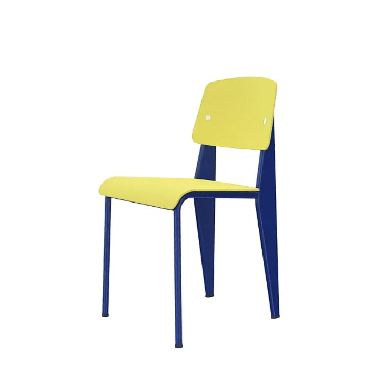 Standard SP Shell Lemon Frame Bleu Marcoule Dining Chair - view 1